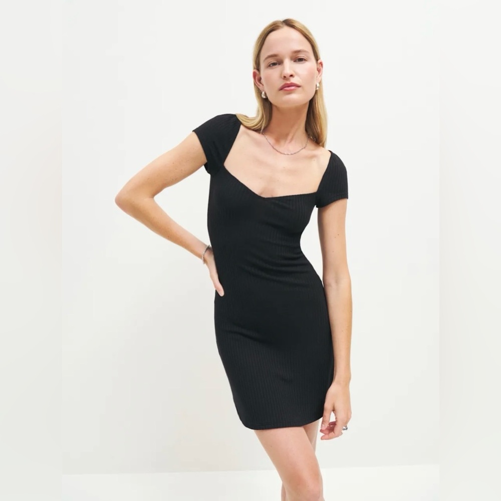 Reformation Percy Knit Mini Dress